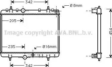 Ava Quality Cooling PE 2218 - Jäähdytin,moottorin jäähdytys inparts.fi