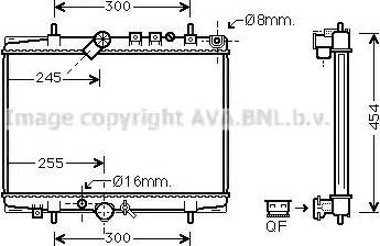 Ava Quality Cooling PE 2217 - Jäähdytin,moottorin jäähdytys inparts.fi