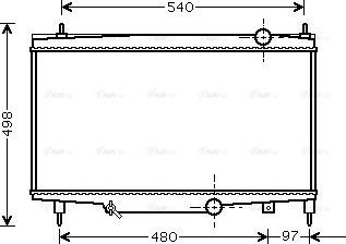 Ava Quality Cooling PE 2229 - Jäähdytin,moottorin jäähdytys inparts.fi