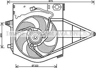 Ava Quality Cooling PE 7546 - Tuuletin, moottorin jäähdytys inparts.fi