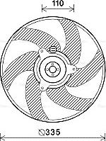 Ava Quality Cooling PE7551 - Tuuletin, moottorin jäähdytys inparts.fi