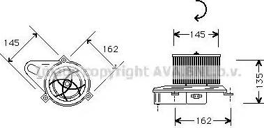 Ava Quality Cooling PE 7511 - Sähkömoottori, sisätilanpuhallin inparts.fi