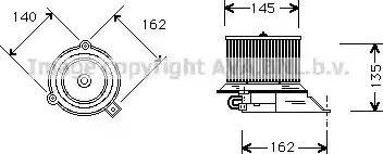 Ava Quality Cooling PE 7512 - Sähkömoottori, sisätilanpuhallin inparts.fi