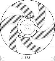 Ava Quality Cooling PE 7533 - Tuuletin, moottorin jäähdytys inparts.fi