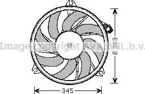 Ava Quality Cooling PE7526 - Tuuletin, moottorin jäähdytys inparts.fi