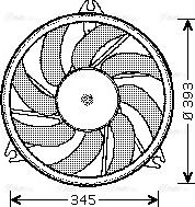 Ava Quality Cooling PE 7528 - Tuuletin, moottorin jäähdytys inparts.fi