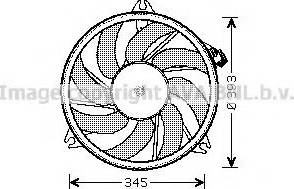 Ava Quality Cooling PE7523 - Tuuletin, moottorin jäähdytys inparts.fi