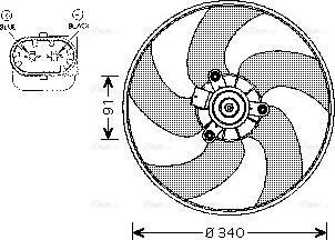 Ava Quality Cooling PE 7522 - Tuuletin, moottorin jäähdytys inparts.fi