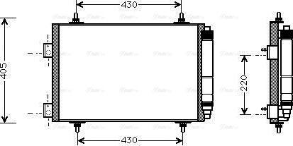 Ava Quality Cooling PEA5215D - Lauhdutin, ilmastointilaite inparts.fi