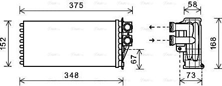 Ava Quality Cooling PEA6359 - Lämmityslaitteen kenno inparts.fi