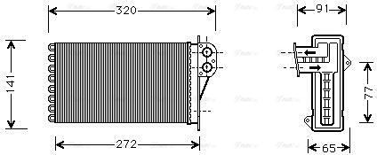 Ava Quality Cooling PEA6356 - Lämmityslaitteen kenno inparts.fi