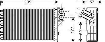 Ava Quality Cooling PEA6226 - Lämmityslaitteen kenno inparts.fi