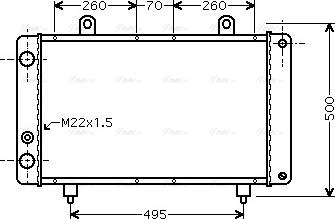 Ava Quality Cooling PEA2319 - Jäähdytin,moottorin jäähdytys inparts.fi