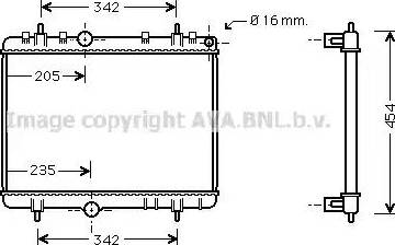 Ava Quality Cooling PEA2267 - Jäähdytin,moottorin jäähdytys inparts.fi