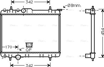 Ava Quality Cooling PEA2210 - Jäähdytin,moottorin jäähdytys inparts.fi