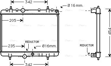 Ava Quality Cooling PEA2280 - Jäähdytin,moottorin jäähdytys inparts.fi