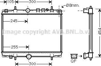 Ava Quality Cooling PEA2234 - Jäähdytin,moottorin jäähdytys inparts.fi