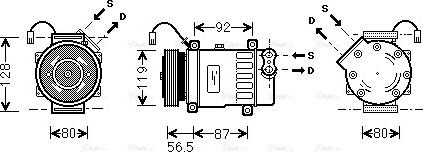 Ava Quality Cooling PEAK036 - Kompressori, ilmastointilaite inparts.fi