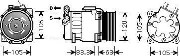 Ava Quality Cooling PEAK306 - Kompressori, ilmastointilaite inparts.fi