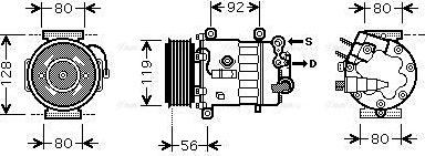 Ava Quality Cooling PEAK320 - Kompressori, ilmastointilaite inparts.fi