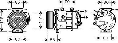 Ava Quality Cooling PEAK322 - Kompressori, ilmastointilaite inparts.fi