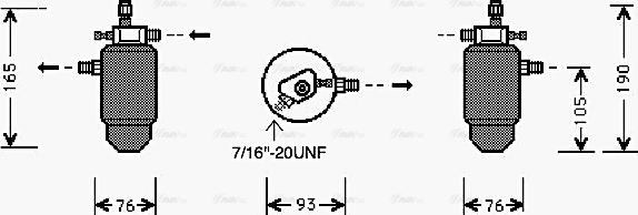 Ava Quality Cooling PE D197 - Kuivain, ilmastointilaite inparts.fi