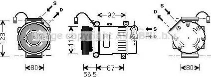 Ava Quality Cooling PE K036 - Kompressori, ilmastointilaite inparts.fi