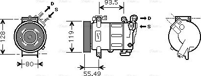 Ava Quality Cooling PE K316 - Kompressori, ilmastointilaite inparts.fi