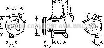 Ava Quality Cooling PE K318 - Kompressori, ilmastointilaite inparts.fi