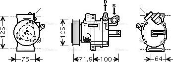 Ava Quality Cooling PE K317 - Kompressori, ilmastointilaite inparts.fi