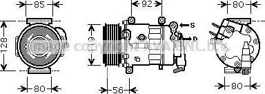 Ava Quality Cooling PE K329 - Kompressori, ilmastointilaite inparts.fi