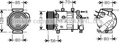 Ava Quality Cooling PE K324 - Kompressori, ilmastointilaite inparts.fi