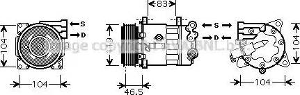 Ava Quality Cooling PE K325 - Kompressori, ilmastointilaite inparts.fi