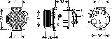 Ava Quality Cooling PE K320 - Kompressori, ilmastointilaite inparts.fi