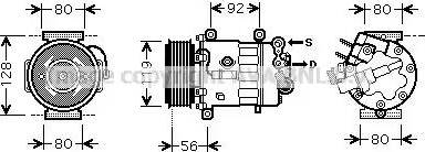 Ava Quality Cooling PE K327 - Kompressori, ilmastointilaite inparts.fi