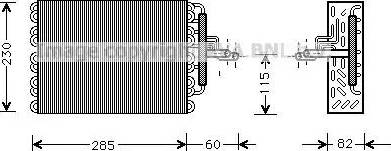 Ava Quality Cooling PE V002 - Höyrystin, ilmastointilaite inparts.fi