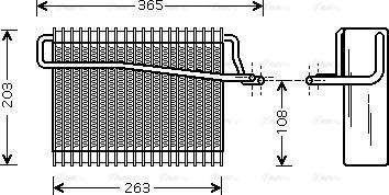 Ava Quality Cooling PE V039 - Höyrystin, ilmastointilaite inparts.fi