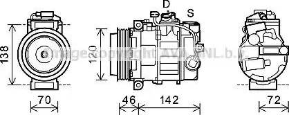 Ava Quality Cooling PRK074 - Kompressori, ilmastointilaite inparts.fi