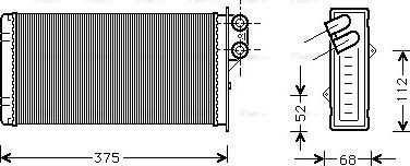 Ava Quality Cooling RE6014 - Lämmityslaitteen kenno inparts.fi