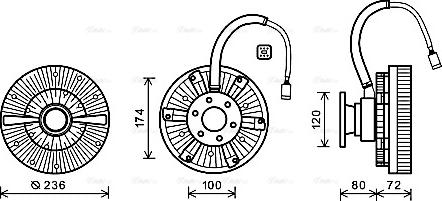 Ava Quality Cooling REC101 - Kytkin, jäähdytystuuletin inparts.fi