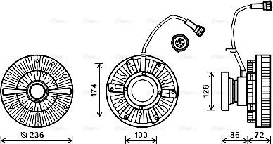 Ava Quality Cooling REC102 - Kytkin, jäähdytystuuletin inparts.fi