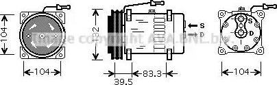 Ava Quality Cooling RE K072 - Kompressori, ilmastointilaite inparts.fi