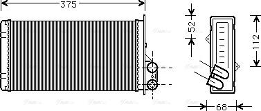 Ava Quality Cooling RT 6226 - Lämmityslaitteen kenno inparts.fi