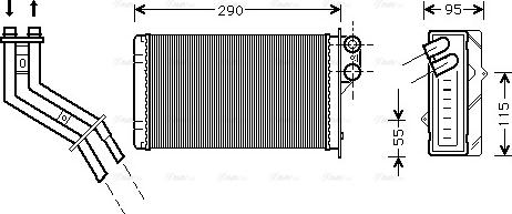 Ava Quality Cooling RT 6227 - Lämmityslaitteen kenno inparts.fi