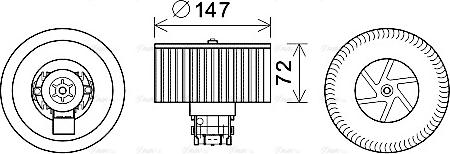 Ava Quality Cooling RT8598 - Sisätilapuhallin inparts.fi