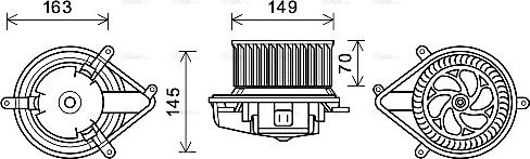 Ava Quality Cooling RT8512 - Sisätilapuhallin inparts.fi