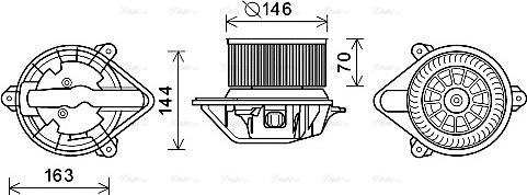 Ava Quality Cooling RT8577 - Sisätilapuhallin inparts.fi