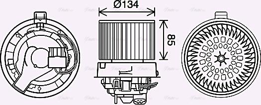 Ava Quality Cooling RT8635 - Sisätilapuhallin inparts.fi