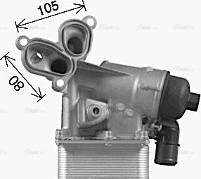 Ava Quality Cooling RT3631H - Moottoriöljyn jäähdytin inparts.fi