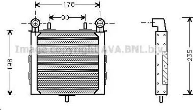 Ava Quality Cooling RT 3225 - Moottoriöljyn jäähdytin inparts.fi